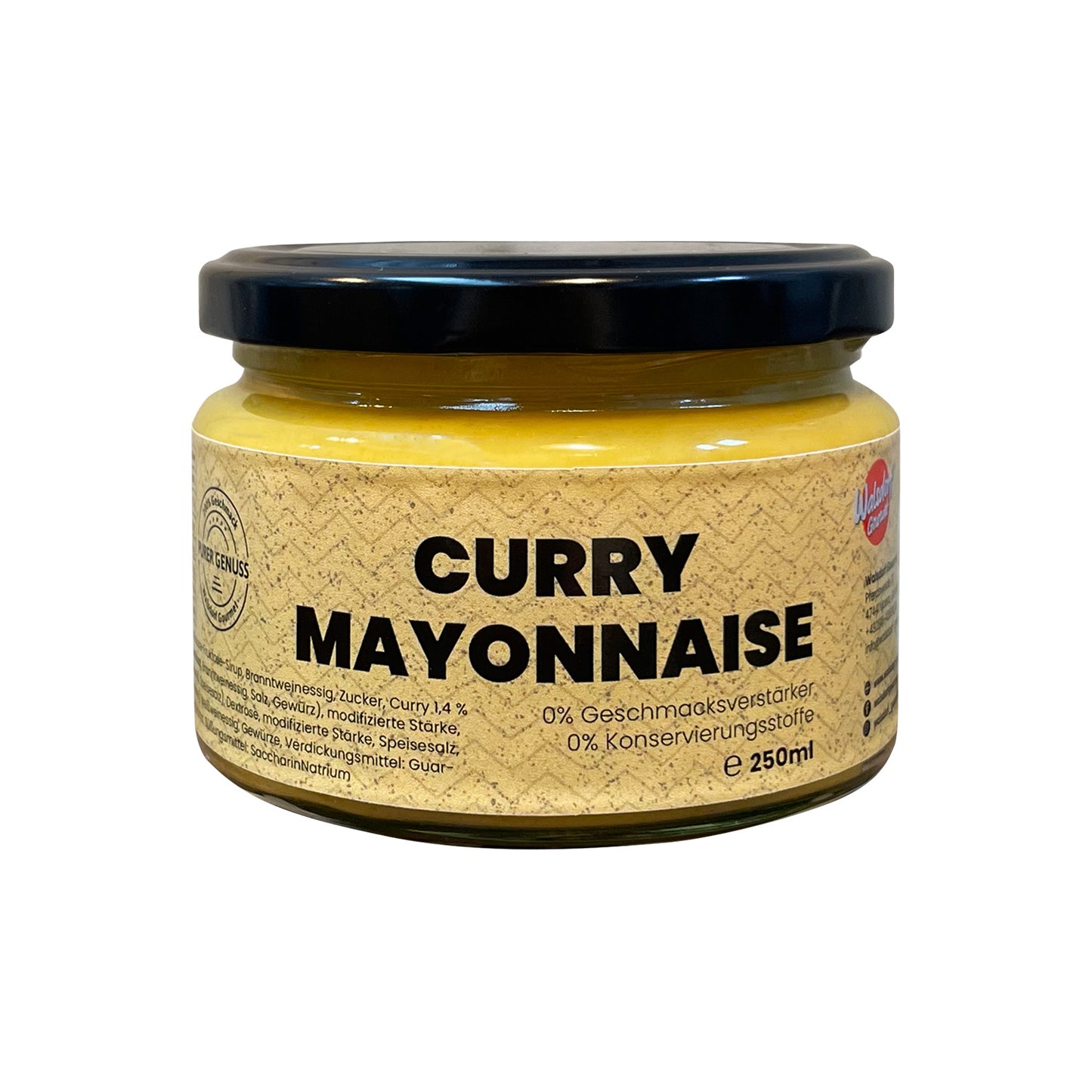 Curry Mayonnaise 250ml Glas