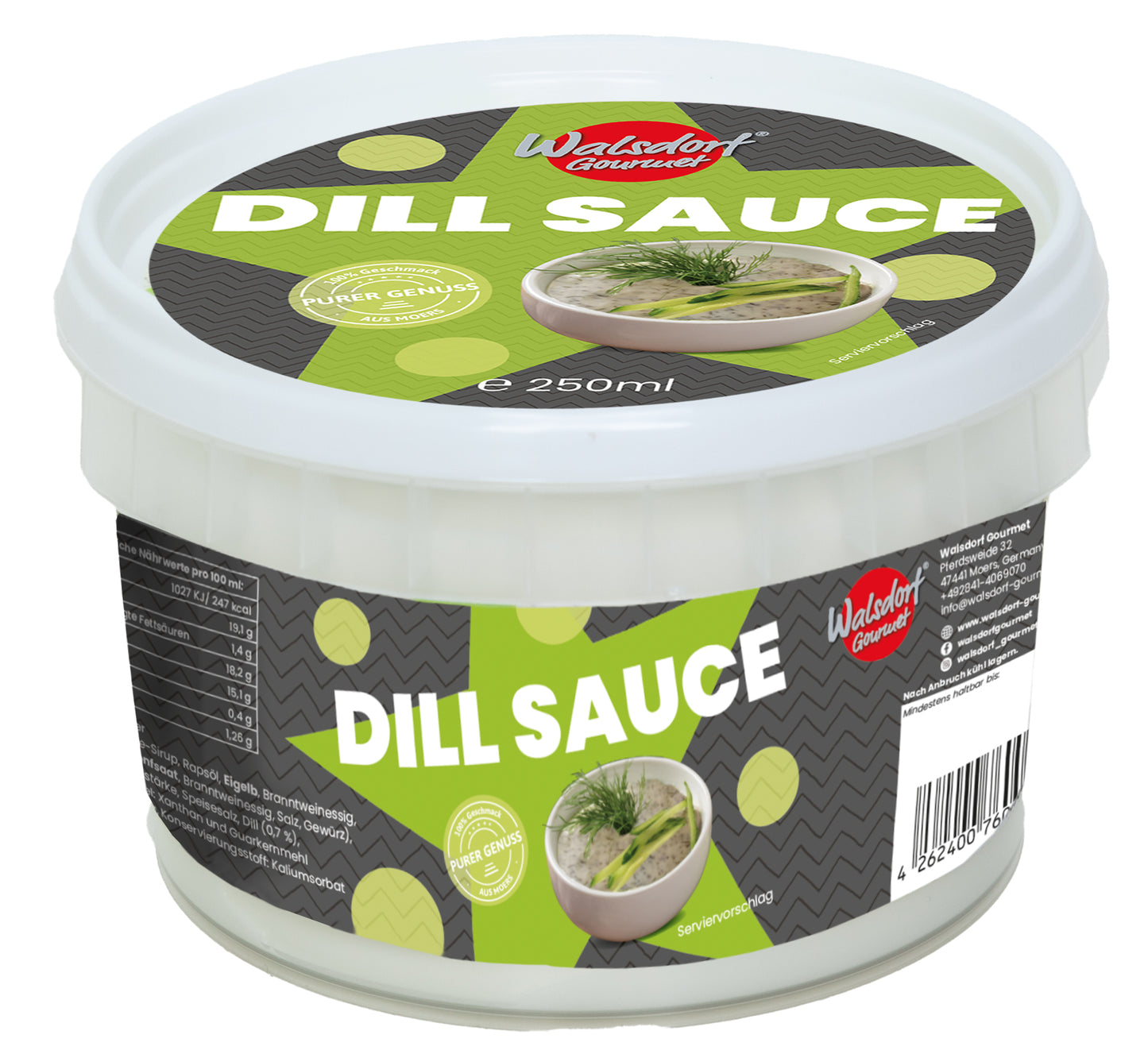 Dill Sauce 250ml Schale