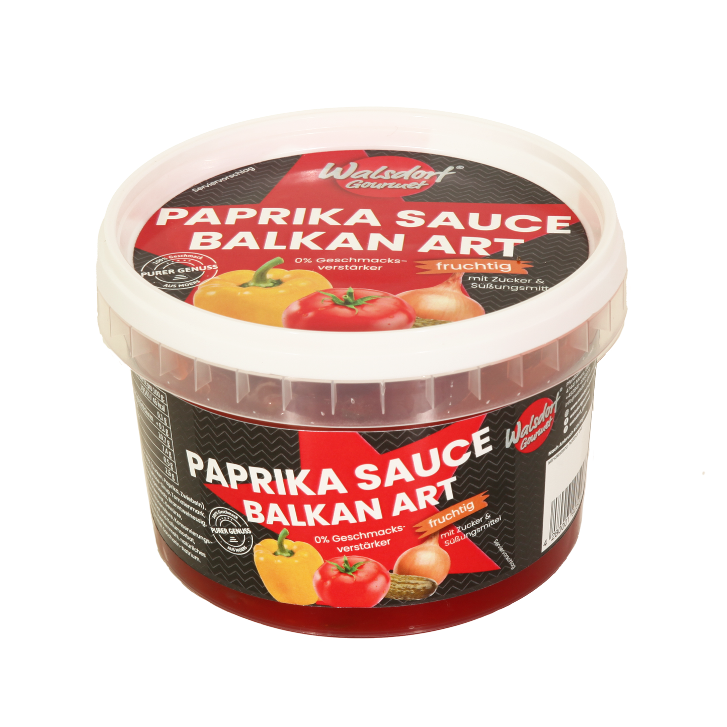 Paprika Sauce Balkan Art 500g Schale